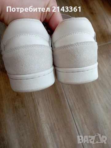 Спортни бели кожени обувки Марко Поло стелка 26,5см , снимка 5 - Кецове - 53925182