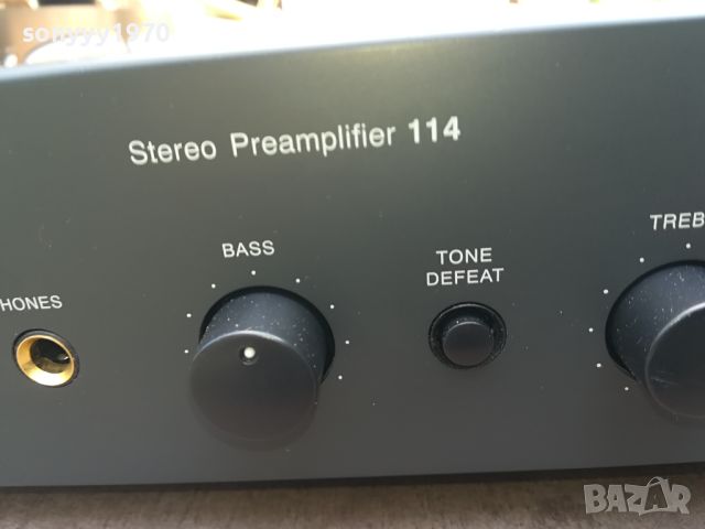 NAD MODEL 114 STEREO PREAMPLIFIER-ВНОС SWISS LK1EWC2204241804, снимка 3 - Ресийвъри, усилватели, смесителни пултове - 45404555