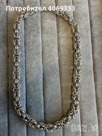 Сребърен ланец 105гр проба 925, снимка 6 - Колиета, медальони, синджири - 54247011