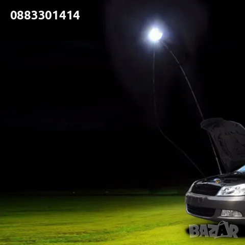 Телескопичен преносим мощен прожектор Лампа , снимка 6 - Лед осветление - 49783847