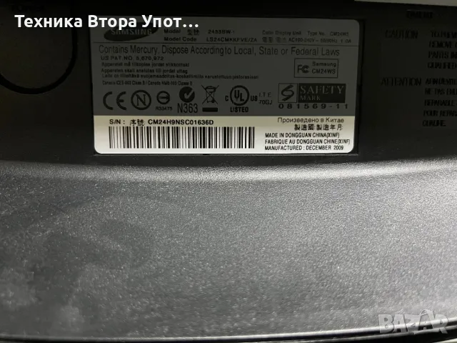 монитор samsung 24", снимка 4 - Монитори - 50318494