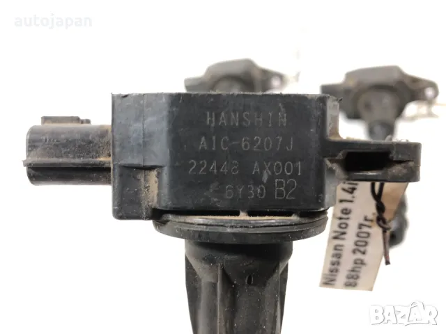 Запалителна бобина Nissan Note 1.4 88кс 2007г AIC6207J, снимка 2 - Части - 50095737