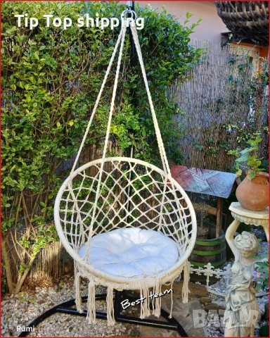 Висяща люлка хамак ПРОМОЦИЯ , снимка 7 - Градински мебели, декорация  - 45493520