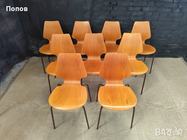 Винтидж датски стол, снимка 10 - Столове - 52268169