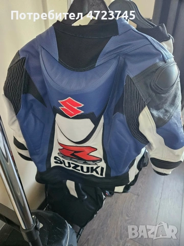 Suzuki оригинален кожен екип две части , снимка 5 - Спортни дрехи, екипи - 53660780