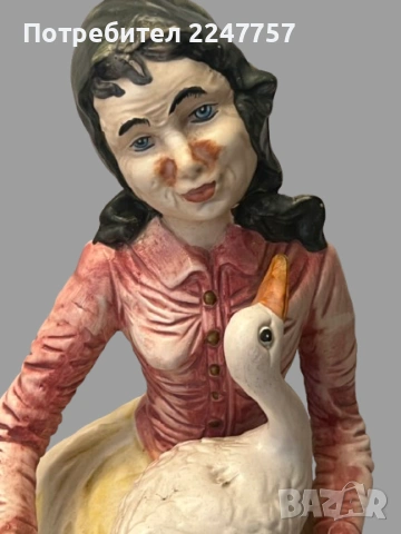 Двойка фигура Capodimonte 32 см, снимка 7 - Антикварни и старинни предмети - 53092607