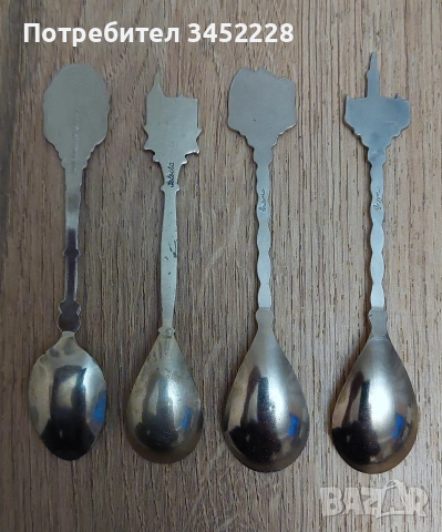 лъжички за колекционери 4 броя , снимка 6 - Антикварни и старинни предмети - 52777553