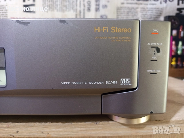 Видео Рекордер"SONY"SLV-E9VC 4-Head (Hi-Fi Stereo), снимка 8 - Плейъри, домашно кино, прожектори - 54235483