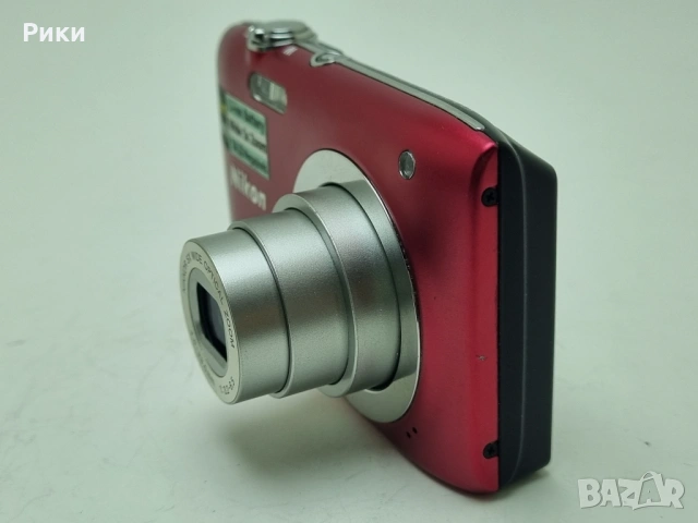 Nikon COOLPIX S2600 14.0 MP Digital Camera - Red, снимка 6 - Фотоапарати - 53804725