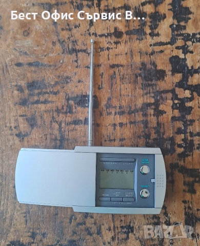 радио транзистор с часовник аларма плъзгащо се мазно