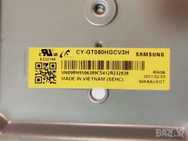 Main board KANT-SU2_6900_5055 от TV Samsung UE50TU7092U, снимка 7 - Части и Платки - 50833968