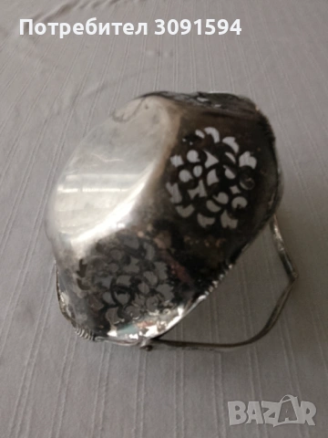 Винтидж арт деко 1930 кошничка за ядки , снимка 2 - Други ценни предмети - 41709750