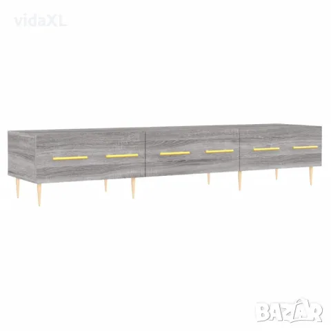 vidaXL ТВ шкаф, сив сонома,（SKU:829146, снимка 1 - Шкафове - 47595532