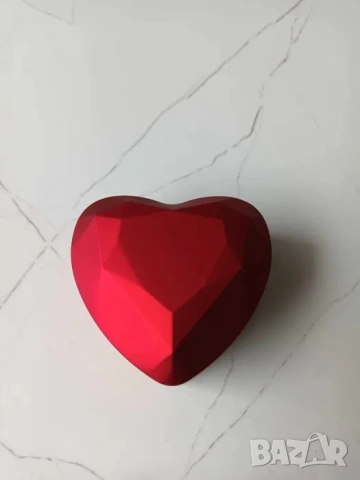 Сребърен пръстен с цирконий сърце, НОВ, размер 6, размер 7, снимка 7 - Пръстени - 51502714