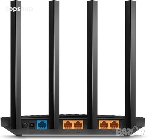 Чисто нов запечатан с целофан TP-Link Archer C6 AC1200 Гигабитов Wi-Fi рутер  , снимка 3 - Рутери - 53862770