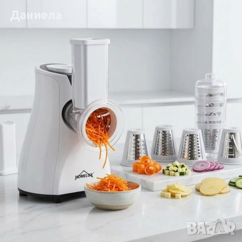 Електрическо барабанно ренде 5 в 1 - лек и компактен дизайн, снимка 2 - Други стоки за дома - 53891892