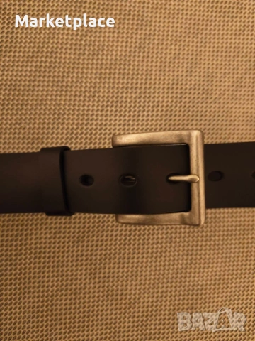 Кожен колан черен 