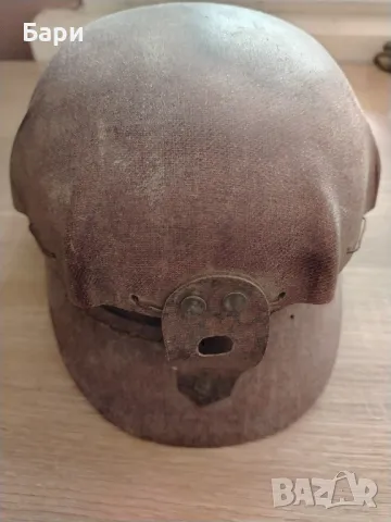 Стара миньорска каска - Костенурка, снимка 4 - Антикварни и старинни предмети - 49741360