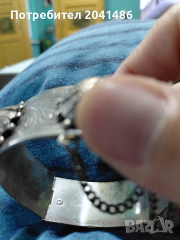 5 сребърни етнически гривни, снимка 6 - Гривни - 53219978