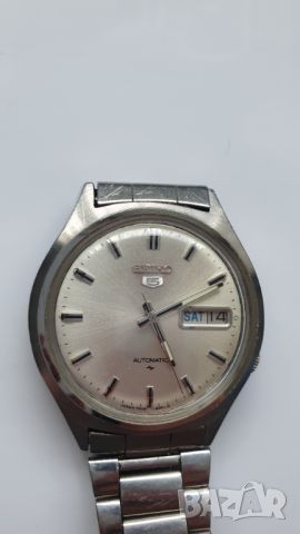 Мъжки часовник Seiko 5 Automatic, снимка 6 - Антикварни и старинни предмети - 45595153