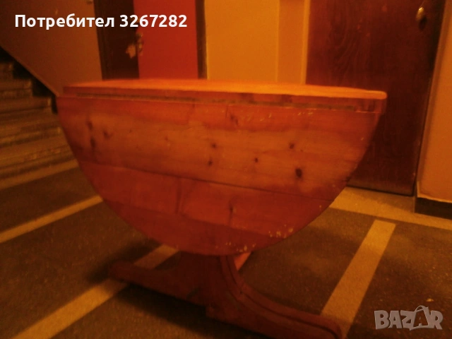 Маса,Сгъваема,Масивна, Естествено Дърво, снимка 9 - Маси - 53991000