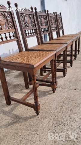 Столове-масив 5бр.№037, снимка 5 - Столове - 52314707