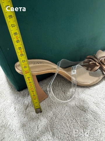 Чисто нови обувки Зара, Zara, снимка 3 - Дамски елегантни обувки - 51911778