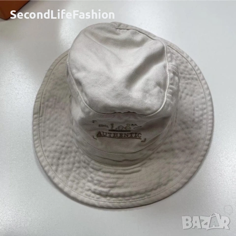 Винтидж шапка Lee с периферия бяла , снимка 5 - Шапки - 53731306