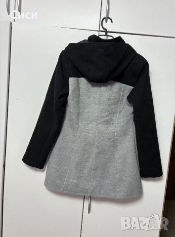 Палто с качулка S, снимка 4 - Палта, манта - 52771434