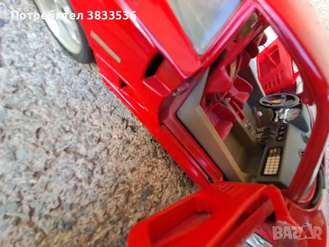 Burago 1:18 Ferrari F40 - 1987г. Метален ретро модел., снимка 10 - Колекции - 47568252