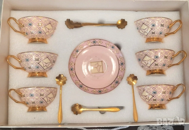 Голямо Намаление на чаши и комплекти за кафе костен порцелан , снимка 9 - Подаръци за юбилей - 43694999