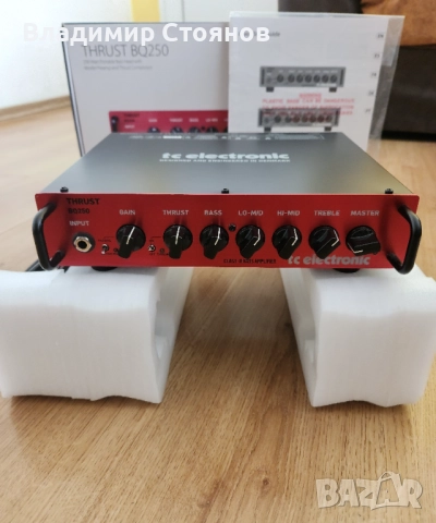 Усливател за бас китара TC Electronic THRUST BQ 250, снимка 2 - Китари - 52509210