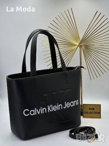 Дамска чанта черна Calvin Klein реплика 