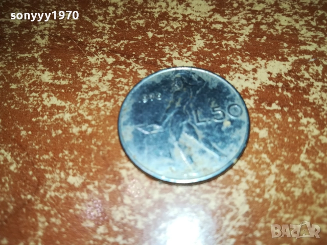 L50 ITALIANA-МОНЕТА 2310251444, снимка 5 - Нумизматика и бонистика - 52155199