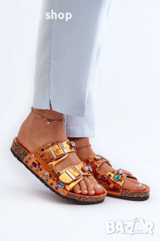 Дамски сандали марка С.Барски от еко кожа, 3цвята , снимка 5 - Сандали - 45783759