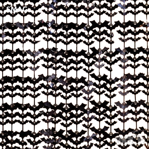 Halloween / Хелоуин декоративно перде с черни прилепи, 1x2м_1230546, снимка 2 - Декорация за дома - 52028302