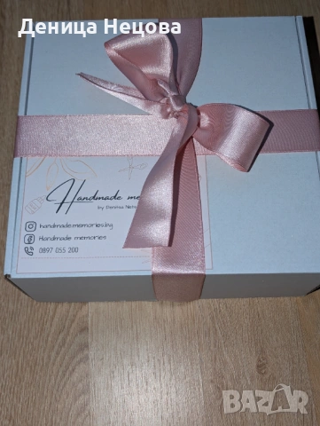 Ръчно изработен семеен албум за снимки, подарък за жена, подарък за Осми март, снимка 10 - Подаръци за жени - 53429236