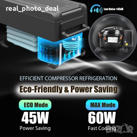 Хладилна чанта / фризер Alpicool NCF55 (50L) - компресор, -20°C - чисто нова, снимка 4 - Хладилни чанти - 53973975