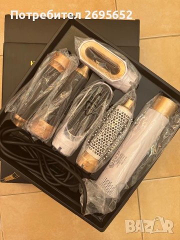 5 в 1 Мултифункционален сешоар, преса и маша за коса тип Dyson, снимка 1
