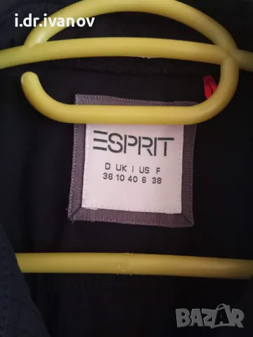 Esprit дълга черна риза, снимка 3 - Туники - 48284560