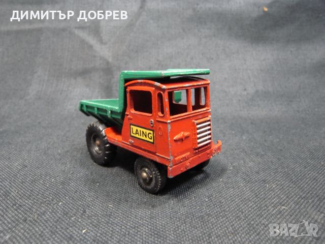 СТАРА РЕТРО МЕТАЛНА КОЛИЧКА LESNEY MATCHBOX ENGLAND MUIR HILL DUMPER, снимка 5 - Колекции - 46291278