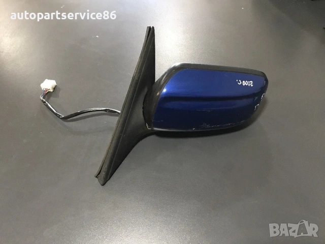 Предно ляво огледало за врата син цвят RHD за Mazda 626 (1998-2001) 010142, снимка 3 - Части - 53705383