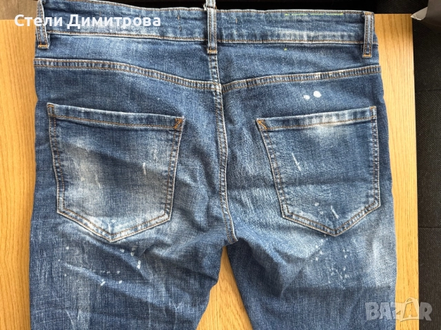 Дънки DSQUARED2 размер S, снимка 9 - Дънки - 52368597