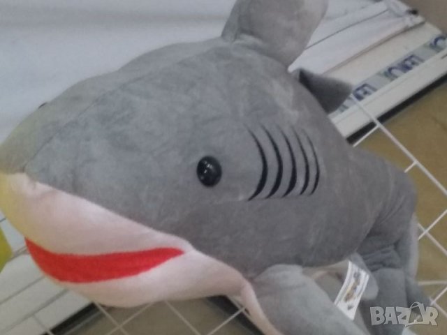 Плюшена акула,около 60 см., снимка 7 - Плюшени играчки - 44099018