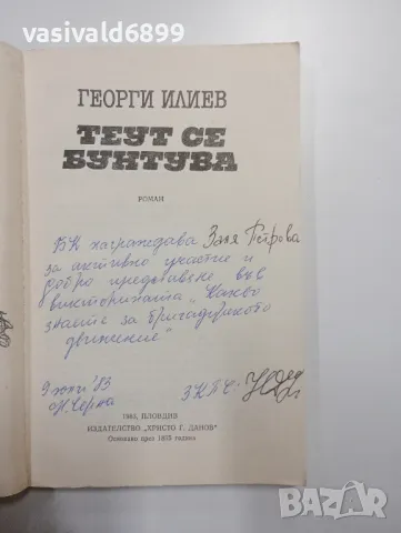 Георги Илиев - Теут се бунтува , снимка 4 - Българска литература - 48563303