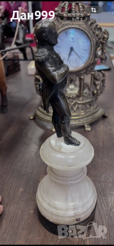 Антична , уникална колекционерска бронзова статуетка на Наполеон ., снимка 5 - Антикварни и старинни предмети - 53499212