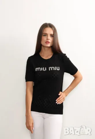 висококачествени плетени блузи Miu Miu , снимка 17 - Блузи с дълъг ръкав и пуловери - 49126862