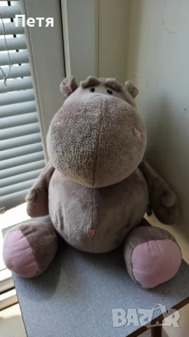 nici голям плюшен хипопотам, снимка 1