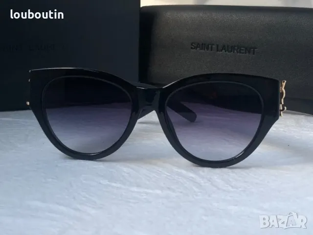 YSL Saint Laurent 2024 дамски слънчеви очила котка, снимка 14 - Слънчеви и диоптрични очила - 46958857