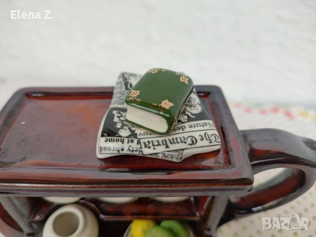 Разкошен малък чайник на Cardew и Portmeirion - шкаф за чинии, снимка 12 - Декорация за дома - 54003308